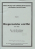 Dessauer Chronik - B&uuml;rgermeister und Rat bis 1852