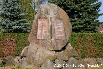 Die Gedenkstätte für die Gefallenen des Ersten Weltkrieges in Jüdenberg