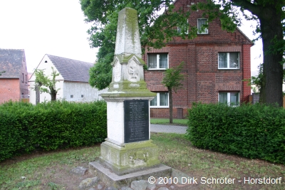 Die Gedenkstätte für die Gefallenen des Ersten Weltkrieges in Selbitz