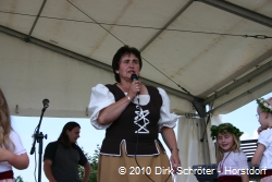300 Jahre Horstdorf im Juni 2008 - Ansprache der Bürgermeisterin Johanna Scheffler auf dem Festplatz