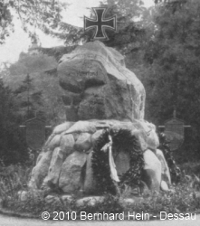 Gedenkstein zur Erinnerung an die Gefallenen des Infanterie Regiment 93 in Dessau