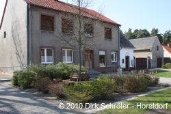 Der Vorplatz der Landb&auml;ckerei in Gohrau