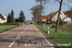 Ortseingang Gohrau aus Richtung Riesigk