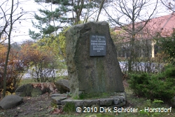 Gedenkstein zur Erinnerung an die Deutsch-Russische Waffenbrüderschaft von 1813 in Oranienbaum