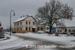 Das Gasthaus Zur Linde in Vockerode am Neujahrstag 2010