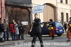 Das Hotel zum Stein beim Fr&uuml;hlingserwachen 2010 in W&ouml;rlitz