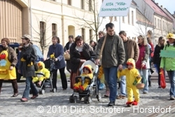 Die Kita "Villa Sonnenschein" beim Fr&uuml;hlingserwachen 2010 in W&ouml;rlitz 