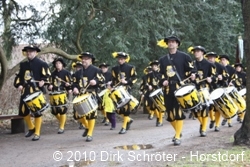 Der Fanfarenzug Wittenberg e.V. beim Fr&uuml;hlingserwachen 2010 in W&ouml;rlitz