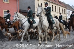 Die Mecklenburger Meute beim Fr&uuml;hlingserwachen 2010 in W&ouml;rlitz