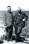 Dr. jur. Martin Alterthum (rechts) und Dr. phil. Siegfried Weikersheimer