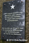 Die Gedenkstätte für die ermordeten sowjetischen Kriegsgefangenen in der Nähe von Schleesen