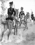 Anhaltische Jäger zu Pferd um 1813