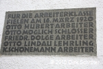 Gedenktafel für die Toten den KAP Putsches in Dessau