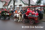 Der Umzug der Weihnachtsmänner 2008 in Horstdorf