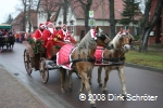 Der Umzug der Weihnachtsmänner 2008 in Horstdorf