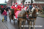 Der Umzug der Weihnachtsmänner 2008 in Horstdorf