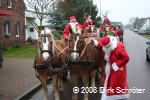 Der Umzug der Weihnachtsmänner 2008 in Horstdorf