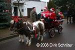 Der Umzug der Weihnachtsmänner 2008 in Horstdorf