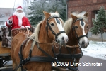 Umzug der Weihnachtsmänner 2009 in Horstdorf