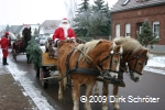 Umzug der Weihnachtsmänner 2009 in Horstdorf