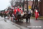 Der Umzug der Weihnachtsmänner 2011