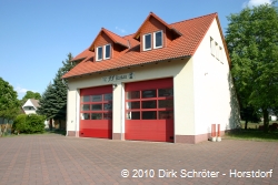 Das Gerätehaus der Freiwilligen Feuerwehr Kakau