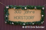 300 Jahre Horstdorf im Juni 2008 - Geschmückte Häuser