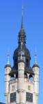 Der Turm des Rathauses zu Dessau anno 2010