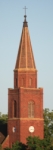 Der Kirchturm in Horstdorf im Juni 2010
